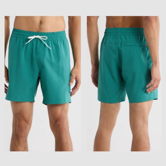 BILLABONG NWT Kai Hybrid Shorts 7" Unlined Lightweight Teal Pacific Used Men XXL - Picture 2 of 16